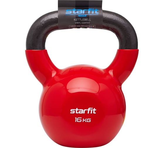 Виниловая гиря Starfit DB-401 16 кг, красный УТ-00018839