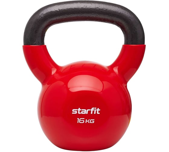 Виниловая гиря Starfit DB-401 16 кг, красный УТ-00018839