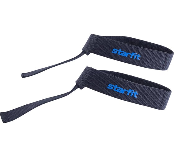 Лямки для тяги Starfit SU-811 с накладкой EVA, черный УТ-00018948