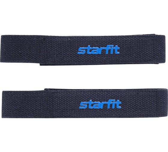 Лямки для тяги Starfit SU-811 с накладкой EVA, черный УТ-00018948