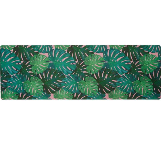 Коврик для йоги INEX Suede Yoga Mat искусственная замша, 183x61x0.3 см, тропики на рассвете HG MFMAT-TPL70 18-61-03
