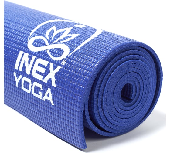 Коврик для йоги Yoga Mat 170x60x0.35 см, синий IN RP-YM35 BL-35-RP