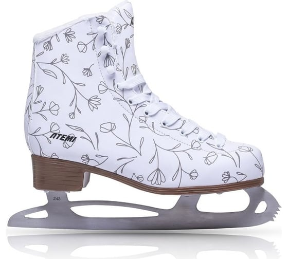 Фигурные коньки ATEMI queen fur, р.33 00-00009665-33