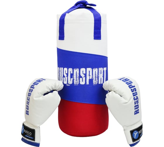 Набор бокс. начинающих Ruscosport rusco sport к/з триколор красный 1/6 4680062713245 1