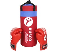 Набор бокс. начинающих Ruscosport rusco sport 6 OZ, красный 4680062715690