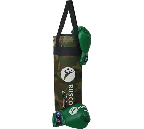 Набор бокс. начинающих Ruscosport rusco sport 6 OZ хаки 4631143611820