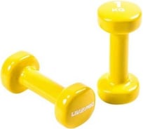 Гантели LIVEPRO для аэробики Colored Studio Dumbbell, 1 кг, желтый NL LP8076-1 YL-00-00