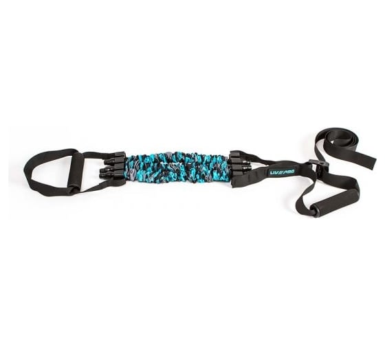 Амортизатор LIVEPRO Pull-Up Assisted Band, черный/синий NL LP8428 BB-00-00