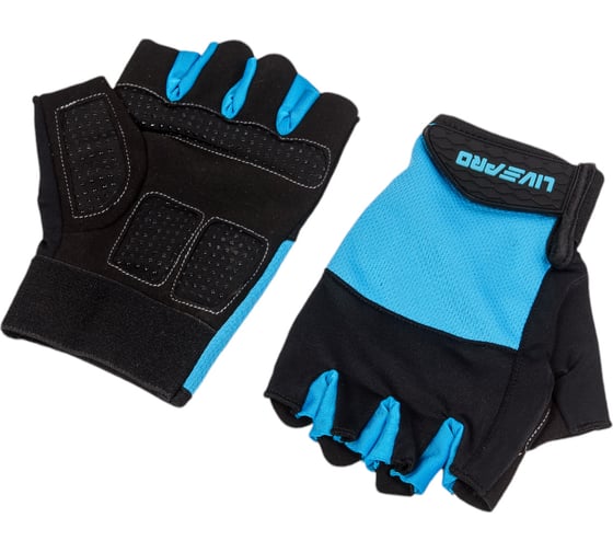 Атлетические перчатки LIVEPRO Fitness Gloves, размер S-M, черный/синий NL LP8260-S/M 00-00-00
