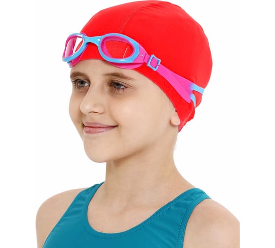 Детская шапочка для плавания 25DEGREES 25D15-ES19-22-32-0 Essence Red, полиамид, ЦБ-00001541