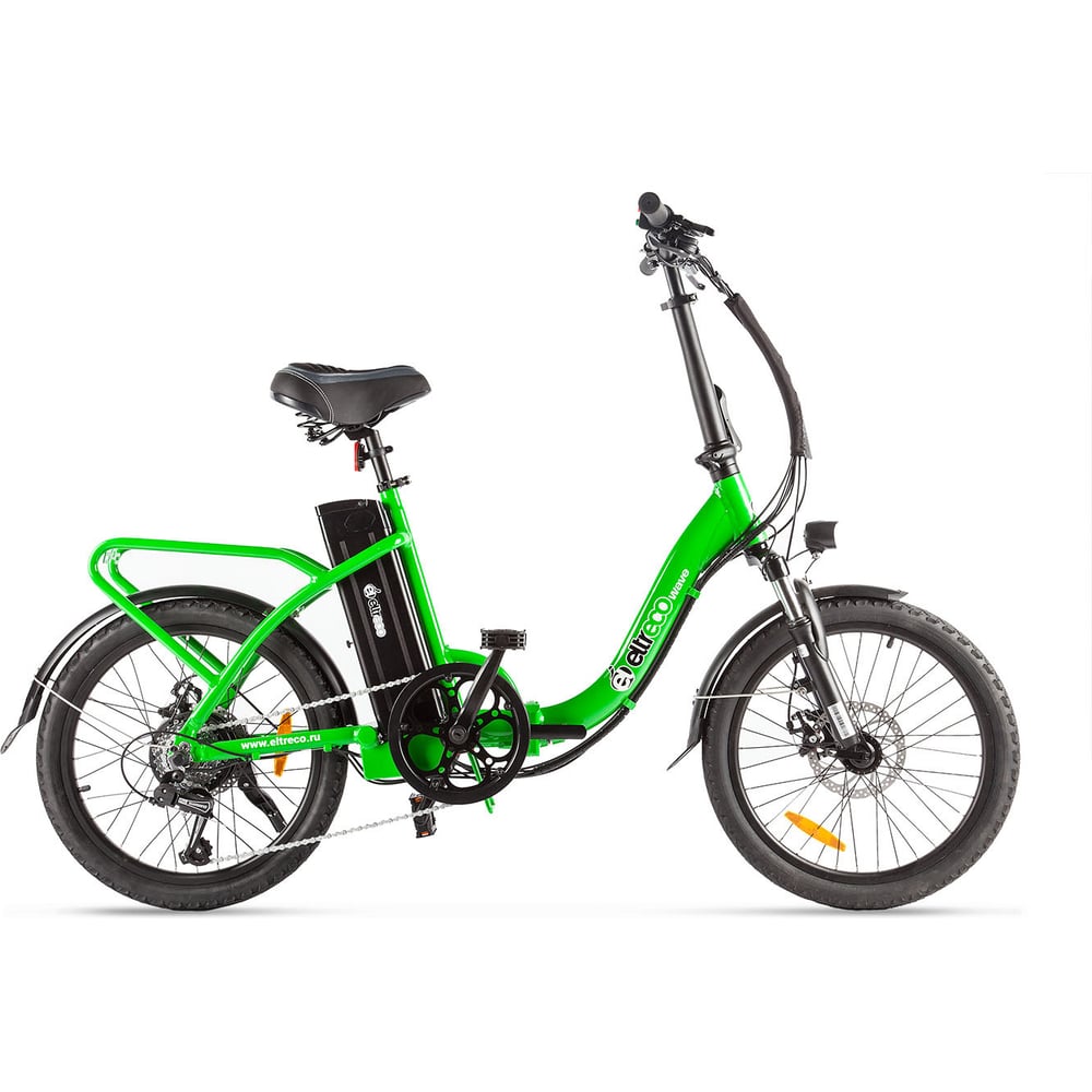 Велогибрид ELTRECO Wave 350W, green 019934-1944 - выгодная цена, отзывы ...