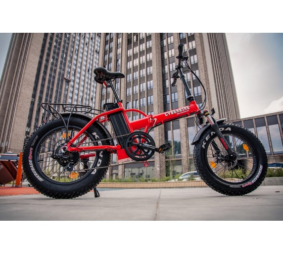 Велогибрид CYBERBIKE 500 Вт, красно-черный 019282-1857
