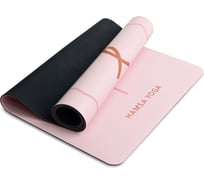Коврик для йоги, фитнеса, гимнастики и спорта Hamsa Yoga нескользящий, 183x68x0.6 см, H0016