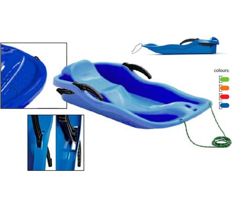 Санки Rusconnect Isrc race 400х870х180 мм, синий 612057