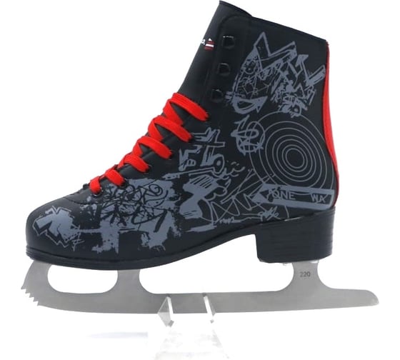 Женские фигурные коньки Saimaa Shine р. 37 F33341 (черный)37