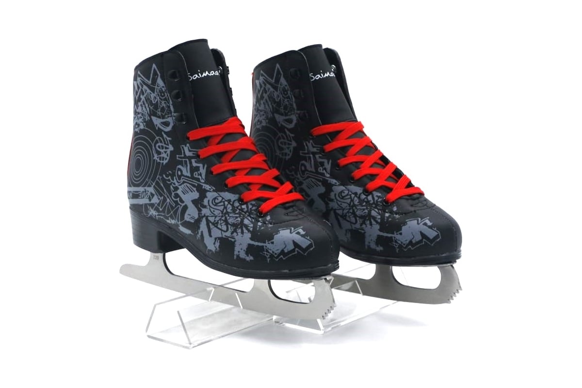Женские фигурные коньки Saimaa Shine р.41 F33341 (черный)41 - выгодная ...