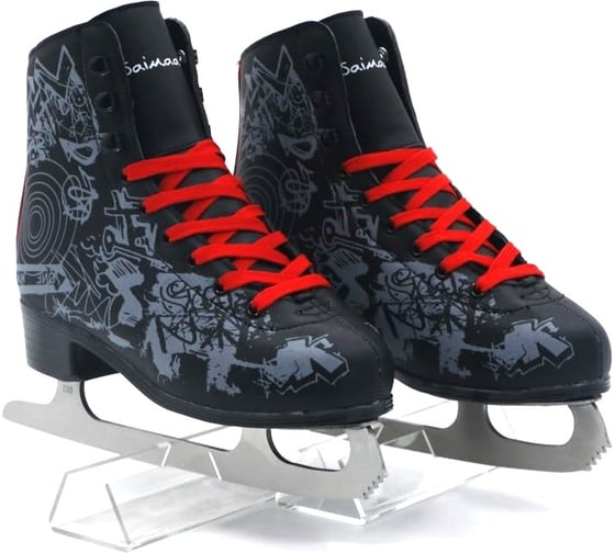 Женские фигурные коньки Saimaa Shine р. 34 F33341 (черный)34