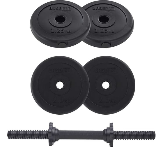 Разборная пластиковая гантель Basefit DB-717 8 кг ЦБ-00000206