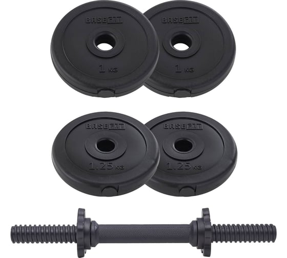 Разборная пластиковая гантель Basefit  DB-717 5 кг ЦБ-00000204