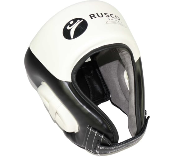 Шлем с усилением Ruscosport черно-белый, размер XS 4680062713580