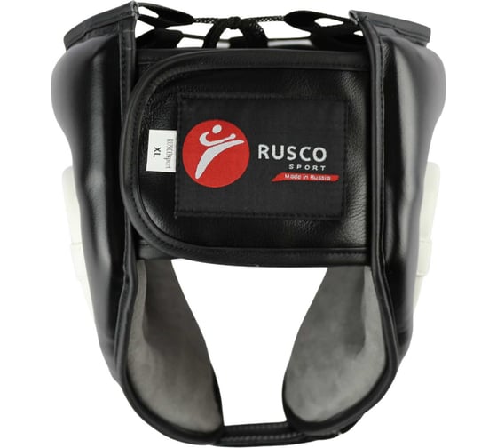 Шлем с усилением Ruscosport черно-белый, размер S 4680062713689