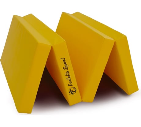 Складной мат № 5 Perfetto Sport 3 сложения, жёлтый СГ000003687