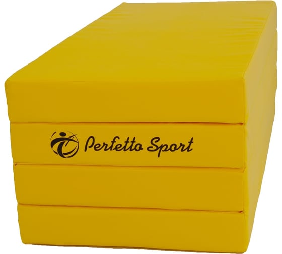Складной мат № 5 Perfetto Sport 3 сложения, жёлтый СГ000003687