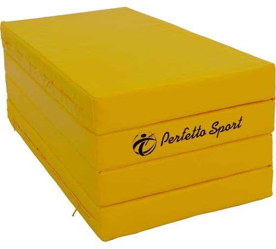 Складной мат № 5 Perfetto Sport 3 сложения, жёлтый СГ000003687