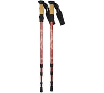 Треккинговые телескопические палки ATEMI twist lock antishok, р. 65-135 см, ATP-05 red 00-00000664