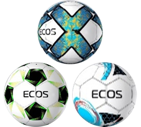 Футбольный мяч Ecos микс цветов 998194