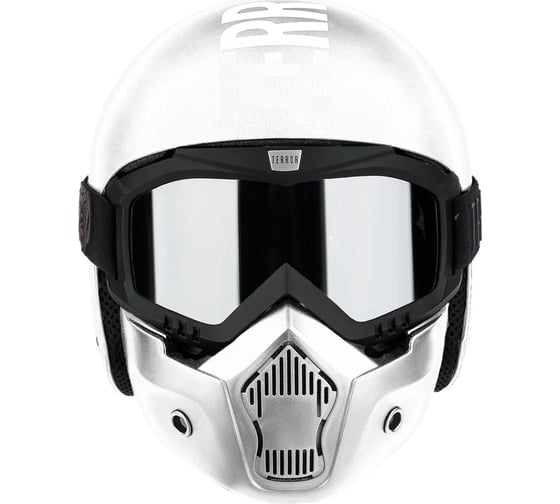 Шлем TERROR aviator kit white, размер L/59-62, белый 4620131032457