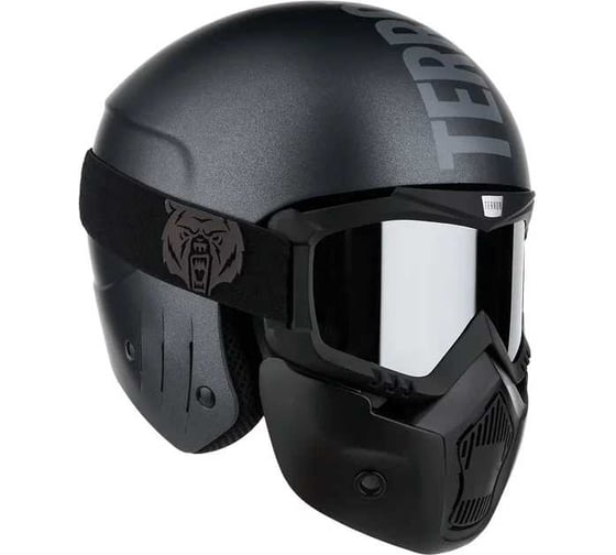 Шлем TERROR aviator kit black, размер M/56-59, черный 4665308794608 1