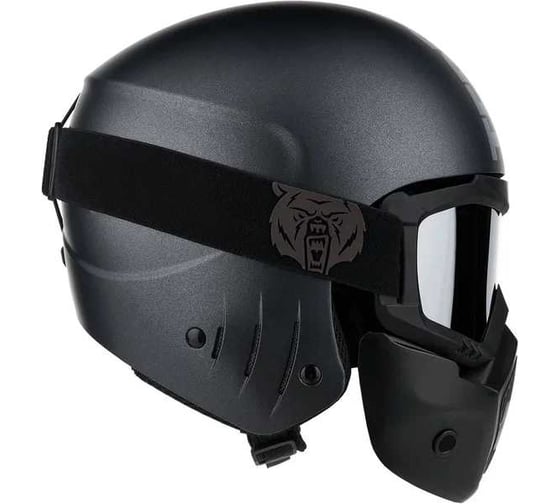 Шлем TERROR aviator kit black, размер M/56-59, черный 4665308794608