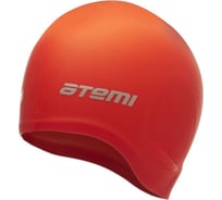 Силиконовая шапочка с ушами для плавания ATEMI EC102 красная 00000101361