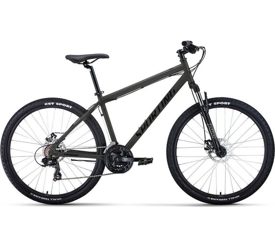 Велосипед FORWARD SPORTING 27.5 2.0 D FR, 7 скоростей, рост 17, 2023г, черный RB3R7716EXBKXXX-FR
