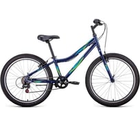 Велосипед FORWARD 24 IRIS 1.0 FR 6-скоростей, 2023г, рама 12, темно-синий ЦБ-00030568