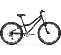 Велосипед FORWARD UNIT 24 1.0, 6 скоростей, рост 12, 2023г, черный/желтый RB3R46158XBKXYE