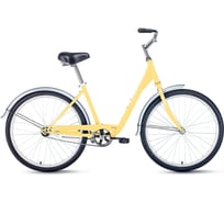 Велосипед FORWARD GRACE 26 1.0, 1 скорость, рост 17, 2022г, бежевый IBK22FW26694