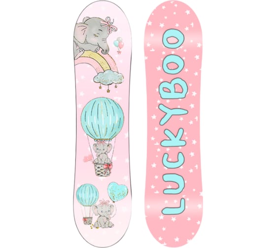 Сноуборд LUCKYBOO pink/розовый, ростовка 80 4620131033188