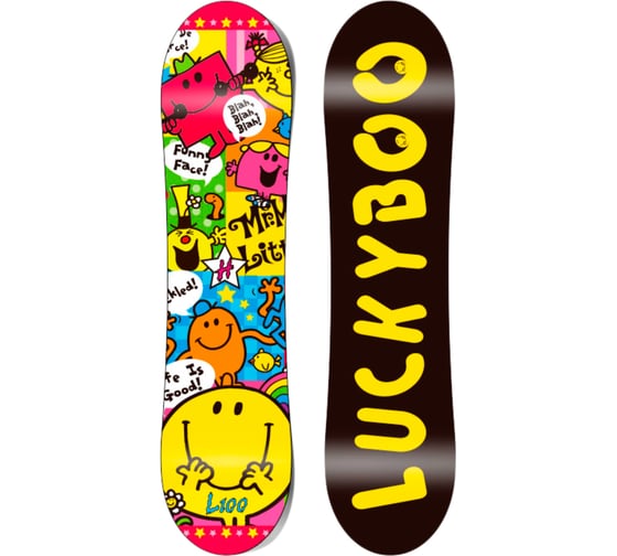 Сноуборд LUCKYBOO playground желтый, ростовка 80 4665318799839