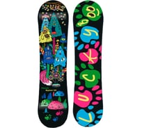 Сноуборд LUCKYBOO snow monster, черный/желтый, ростовка 120 4665310090026