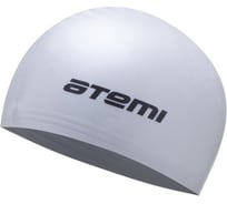 Детская шапочка для плавания ATEMI TC308 тонкий силикон, серебро 00-00002579