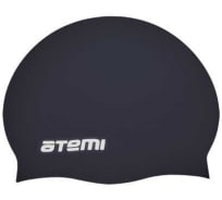 Детская шапочка для плавания ATEMI TC301 тонкий силикон, черная 00-00002575