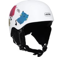 Шлем LUCKYBOO future белый-котята, размер s, 52-55см 4665308796336