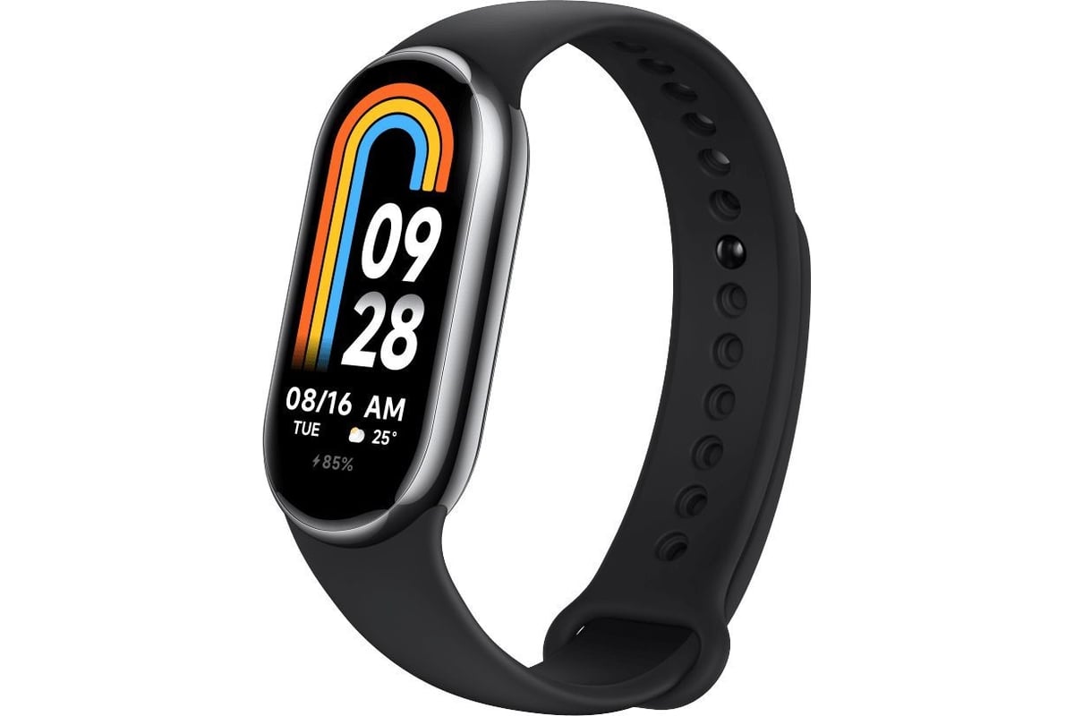 Фитнес-браслет Xiaomi Smart Band 8 Graphite Black BHR7165GL - выгодная  цена, отзывы, характеристики, фото - купить в Москве и РФ