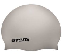 Шапочка для плавания ATEMI TC408 тонкий силикон, серебро 00000098097
