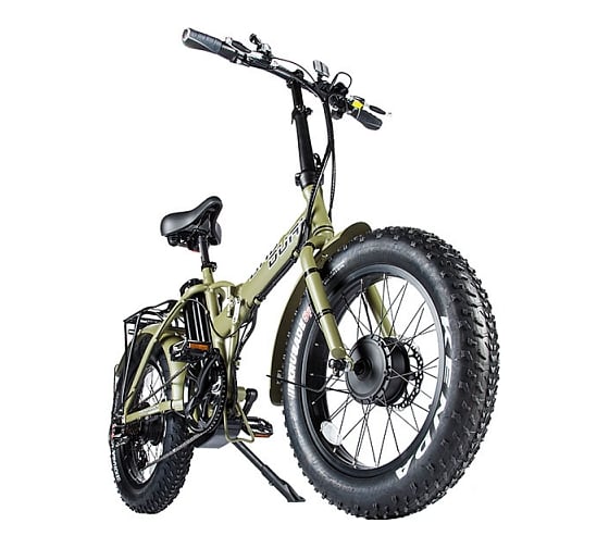 Велогибрид WELLNESS BAD DUAL, army green 019938-1950