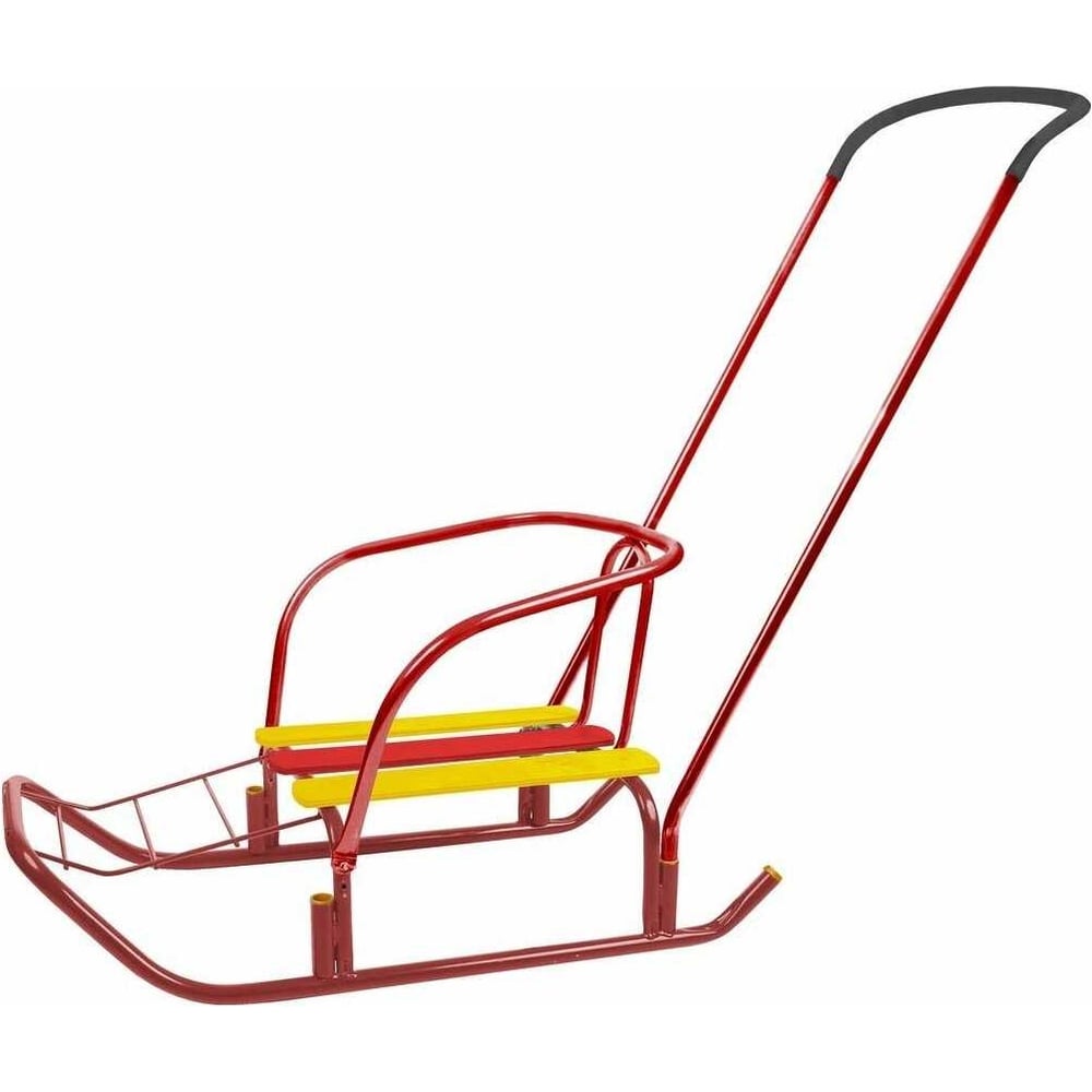 Санки Nika Игрушка Ветерок 7 В7 В7/АЛ2 алый - выгодная цена, отзывы ...