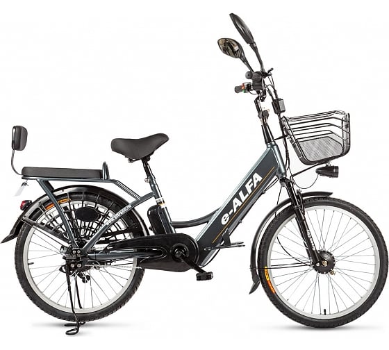 Велогибрид ELTRECO e-ALFA dark grey 010822-0245