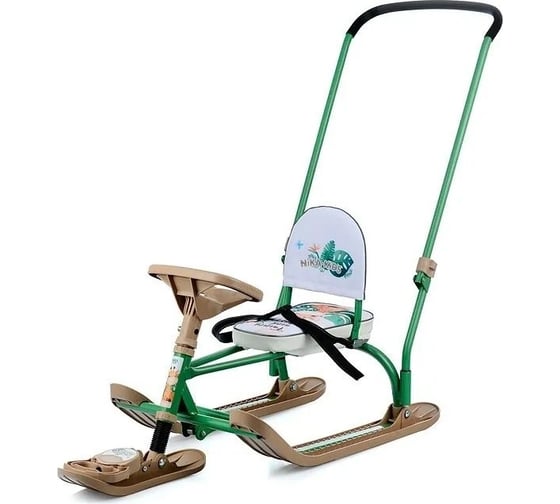 Снегокат Nika Игрушка Twiny 2+ TW2+ TW2+/Ж с жирафиком 1